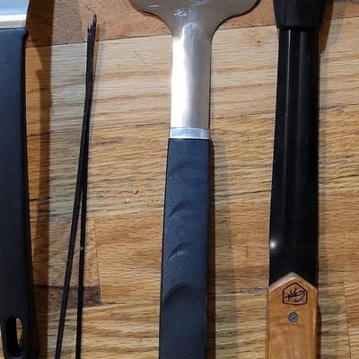 Grill Utensils with Grilling Mat & Pampered Chef