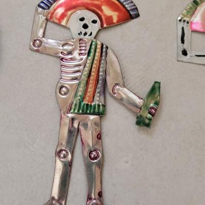 Dia de los Muertos Punched Tin Decorations