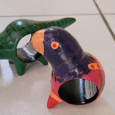 Hand Painted Animal Napkin Rings