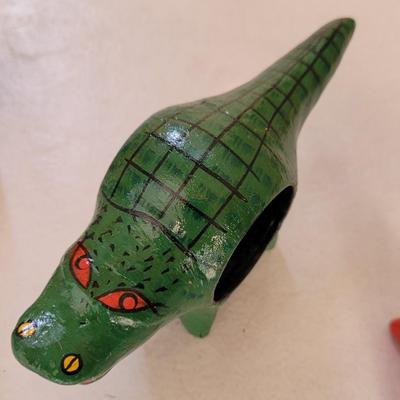 Hand Painted Animal Napkin Rings