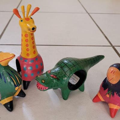 Hand Painted Animal Napkin Rings