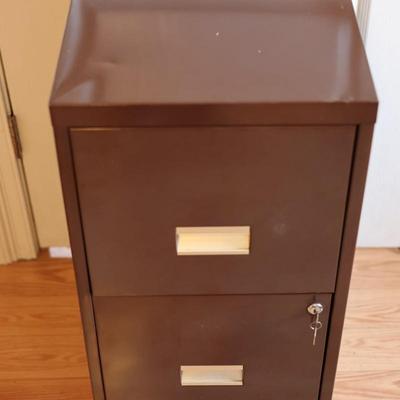 Two Drawer File Cabinet W/ Keys