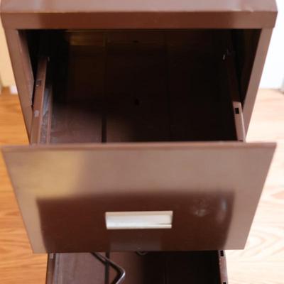 Two Drawer File Cabinet W/ Keys