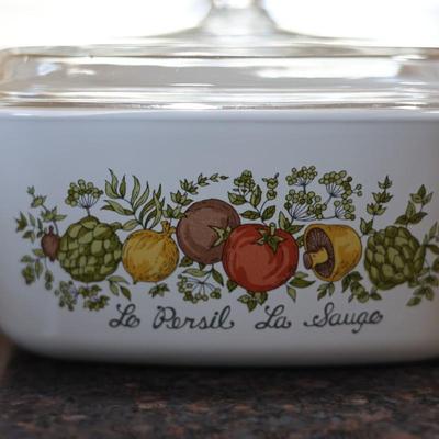 Corning Ware  3  Dishes W/ Lids (Brand New)