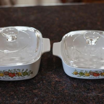 Corning Ware  3  Dishes W/ Lids (Brand New)