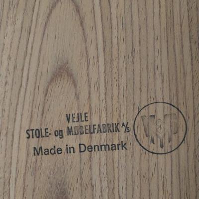 DANISH MODERN WOODEN TABLE & 4 CHAIRS by Vejle Stole og Mobelfabrik