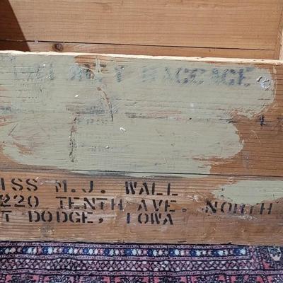 1950s Army Crate