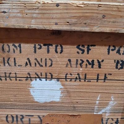 1950s Army Crate