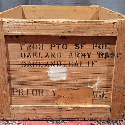 1950s Army Crate