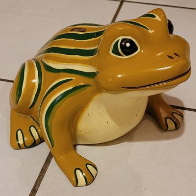 Ceramic Frog Bank