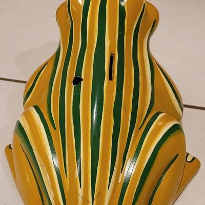 Ceramic Frog Bank
