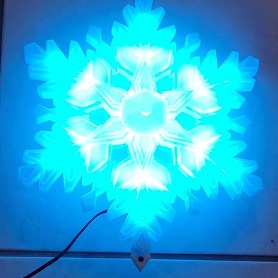11" Ã— 9" Light Up Snowflake Tree Topper