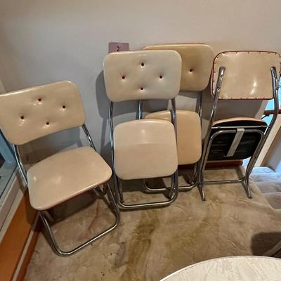 Awesome 1950â€™s Lee Krome Fold folding chairs