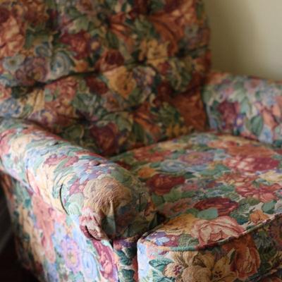 Vintage Floral Chair Made by Byrant