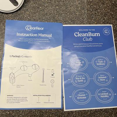 Clear Rear Bidet (PB1-MG)