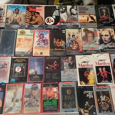 Huge BETA Movie Collection - Many Still In Plastic
