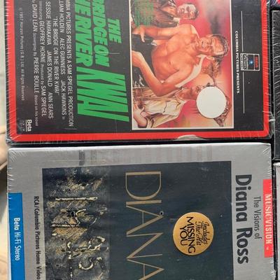 Huge BETA Movie Collection - Many Still In Plastic