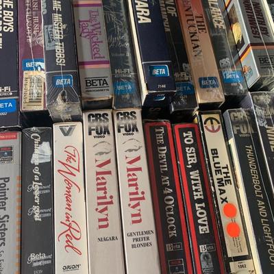 Huge BETA Movie Collection - Many Still In Plastic