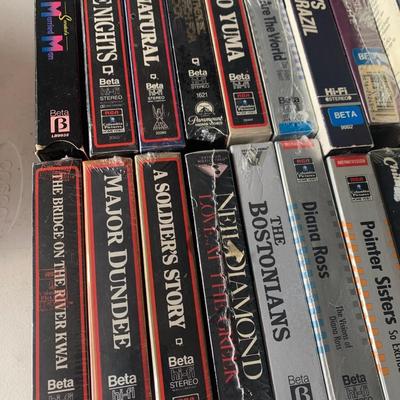 Huge BETA Movie Collection - Many Still In Plastic