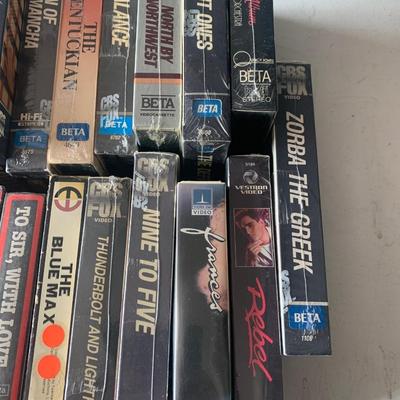 Huge BETA Movie Collection - Many Still In Plastic