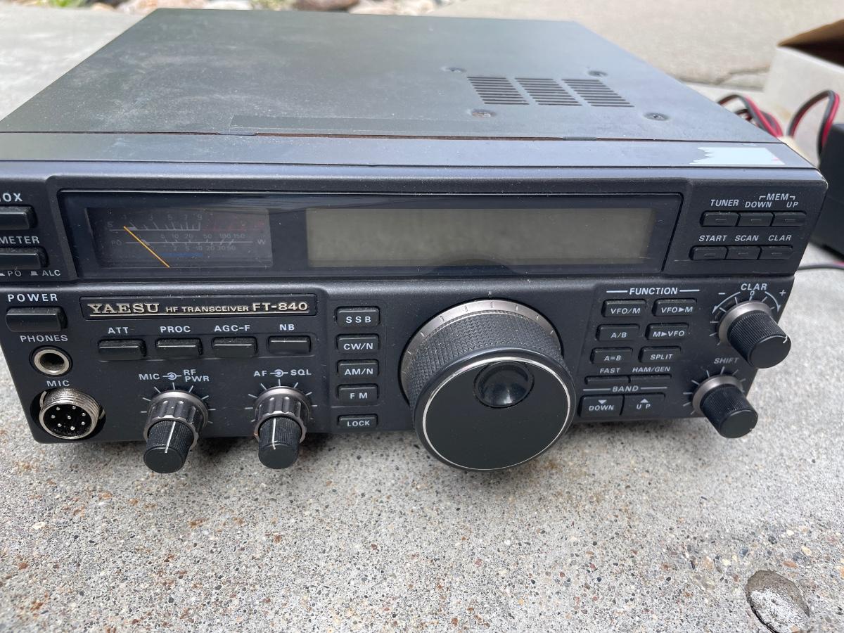 YAESU TRG-7700 HF帯受信機 通電確認済み 難有り