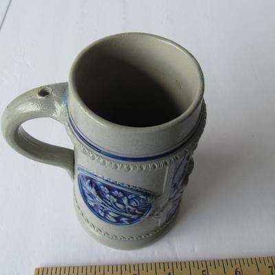 Lot 254:  Vintage Stoneware German Stein, 0.5L