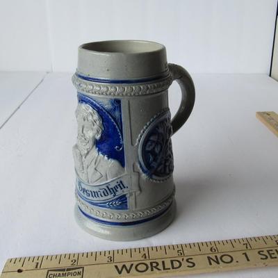 Lot 254:  Vintage Stoneware German Stein, 0.5L