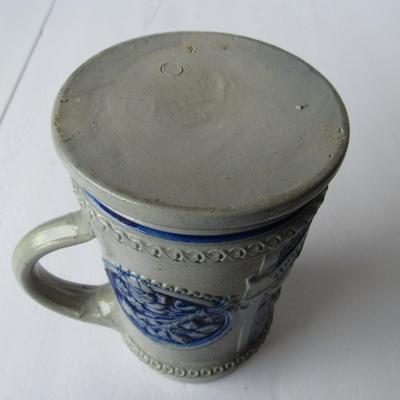 Lot 254:  Vintage Stoneware German Stein, 0.5L