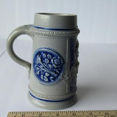 Lot 254:  Vintage Stoneware German Stein, 0.5L
