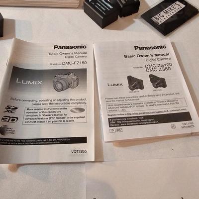 Panasonic DMC-ZS60 & Lumix FZ150 Digital Cameras + Accessories  (PC1-JS)