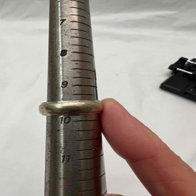 14K Gold Band Ring Size 10 (PB2-RG)