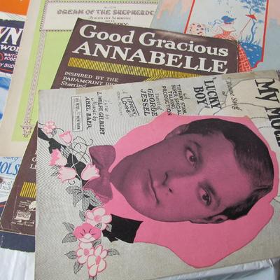 Lot 260:  Lot of 20 Vintage Sheet Music