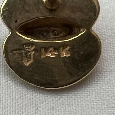 Grand Prix 14K With Diamonds - Gold Cufflink & Tie Tack Set (PB2-RG)