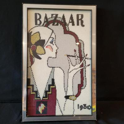 Bazaar Needlepoint and Nina Ricci Signoricci Perfume (L-DW)