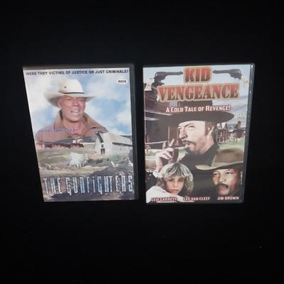 MOSTLY WESTERN AND WAR DVDS