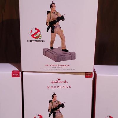 New Ghost Busters and Father Christmas Ornaments