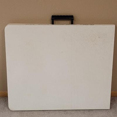 White Plastic Large Folding Table