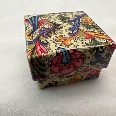 Diamond 14K Gold Ring With Blue Stone (PB2-RG)