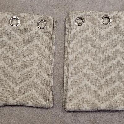 (2) Long Panel Curtains