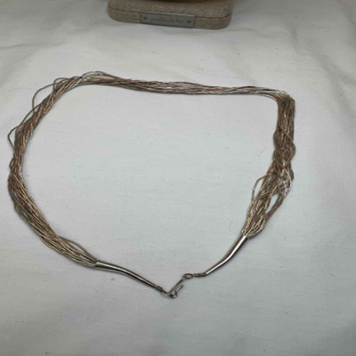 Silver 925 Multi Strand Necklace & More 925 (PB2-RG)