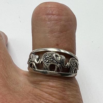 Assorted Elephant Jewelry. Incl. 925 and 14K (B3-MK)