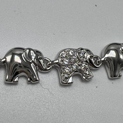 Assorted Elephant Jewelry. Incl. 925 and 14K (B3-MK)