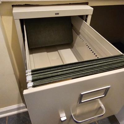 Pair Hon 2-Drawer Filing Cabinets  (L-JS)