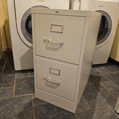 Pair Hon 2-Drawer Filing Cabinets  (L-JS)
