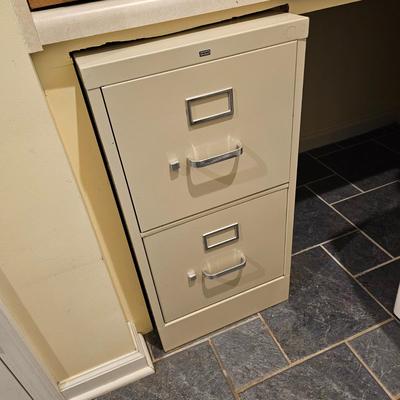 Pair Hon 2-Drawer Filing Cabinets  (L-JS)