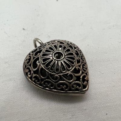 Heart Shaped 925 Bracelet Plus Pendants (PB2-RG)