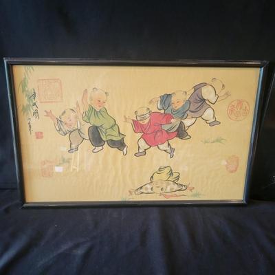 Framed Asian Paintings (DR-DW)