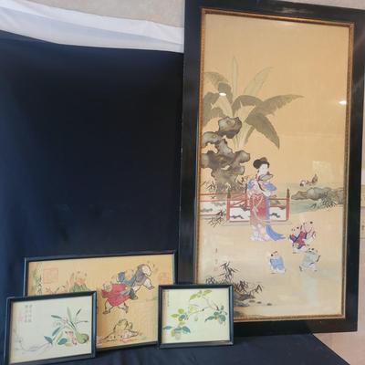 Framed Asian Paintings (DR-DW)