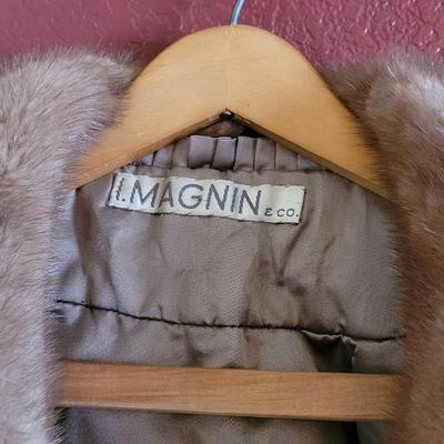 Brown Real Mink Wrap