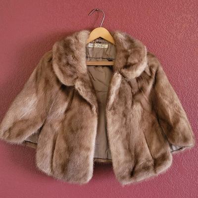 Brown Real Mink Wrap